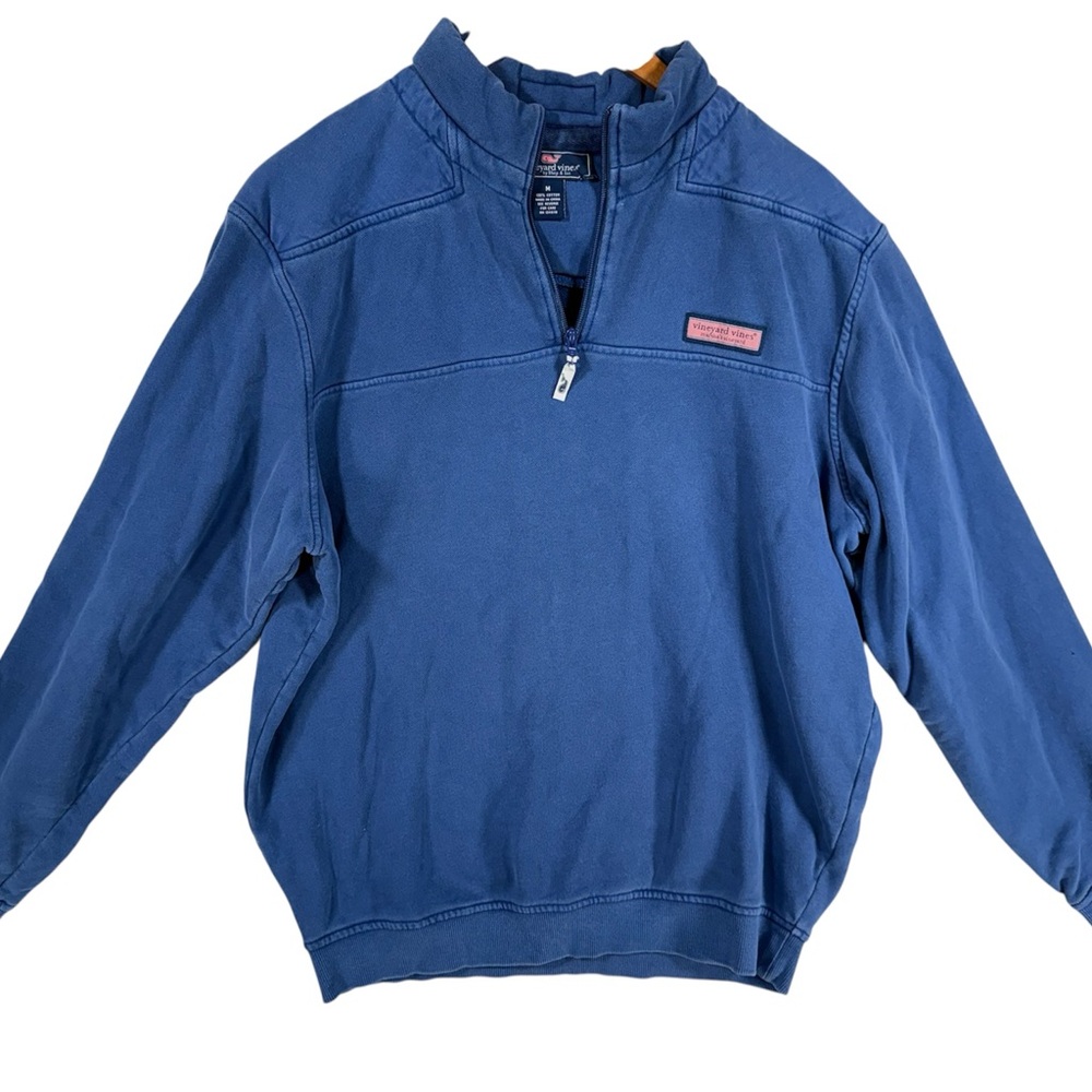 Men’s Vineyard Vines 1/4 zip sweatshirt in Navy Blue size‎ medium